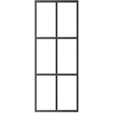  Klizna vrata s priborom ESG staklo i aluminij 76 x 205 cm | shoptok.hr
