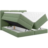 MID.YOU POSTELJA BOXSPRING 160 cm x 200 cm , les, tekstil, leseni material zelena | Shoptok.si