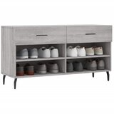  Klupa za cipele siva boja hrasta 102x35x55 cm konstruirano drvo | Eponuda.com