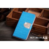  Preklopni ovitek / etui / zaščita "Book" za Samsung Galaxy Note Edge - svetlo modri Cene