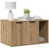  Kutija z mačji pijesak boja hrasta 80x50x45cm konstruirano drvo | shoptok.hr