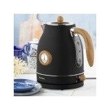 Klausberg KB-7907 retro kuhalo za vodu s termometrom 1,7 L, 2200 W &amp;ndash; crno Slike