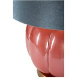 Mauro Ferretti Crvena/plava staklena stolna lampa s tekstilnim sjenilom (visina 50 cm) Helene – | shoptok.hr