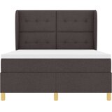  Krevet s opruga kutije Tamno smeđa 200 x 160 cm tkanina | shoptok.hr