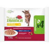 Natural trainer Cat Multipack Adult, vrečka - piščanec - 4 x 85 g | Shoptok.si