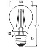  Komplet od 5 LED sijalica BASE CLASSIC FILAMENT A60 E27/7W/230V 4000K - Osram | Eponuda.com