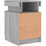  Noćni ormarići s LED svjetlima 2 kom boja hrasta 35x39x55 cm | shoptok.hr