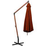  Viseč senčnik terakota 3,5x2,9 m trden les jelke | Shoptok.si
