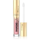 Eveline Cosmetics Diamond Glow bleščeči sijaj za ustnice s hialuronsko kislino odtenek 08 Honey Glam 4,5 ml Cene