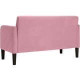  Dvosjed Ružičasti 109 cm Baršun | shoptok.hr