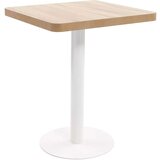 Bistro miza svetlo rjava 60x60 cm mediapan, (20625745) | Shoptok.si