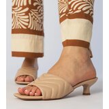 Gemre Light beige low heel mules Launay | Shoptok.si