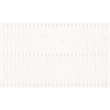 vidaXL Stensko posteljno vzglavje belo 185x3x110 cm trdna borovina | Shoptok.si