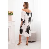 Kesi Włoski Women's viscose dress with a floral pattern black | ePonuda.com