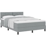vidaXL Madrac na okvir kreveta svijetlo sivo 140x190 cm Tkanina | shoptok.hr
