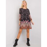 Och Bella Dress-TW-SK-BI-2667-1.72P-black-beige | Shoptok.si