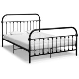  Okvir za krevet crni metalni 120 x 200 cm | shoptok.hr