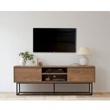 Kalune Design TV komoda u dekoru oraha u prirodnoj boji 140x50 cm Rodez – | shoptok.hr