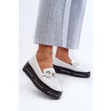S. BARSKI Women's Leather Platform Moccasins with Decoration S.Barski | shoptok.hr