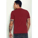 Dewberry T9569 BICYCLE COLLAR MEN'S T-SHIRT-BURGUNDY | Shoptok.si