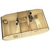 Male kuće Vanjska sauna LOVIISA 500 × 235 cm sa šindrom | shoptok.hr