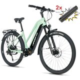 Leaderfox Električno treking kolo Barnet Lady 28" - mint + dodatna baterija | Shoptok.si