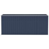 vidaXL Zidno vrtno spremište antracit 118 x 382 x 178 cm čelično | shoptok.hr