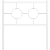  Metalno uzglavlje za krevet bijelo 75 cm - Bijela 75 cm 1 | shoptok.hr