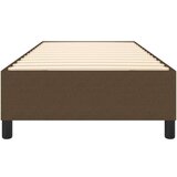  Box spring posteljni okvir temno rjav 100x200 cm blago | Shoptok.si