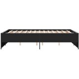  Okvir za krevet crni 120x190 cm konstruirano drvo i metal | shoptok.hr