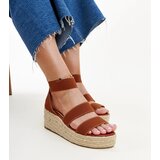 Gemre Brown wedge sandals Minna | Shoptok.si