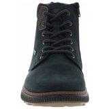 Rieker Gležnarji z vezalkami temno modra / rjava / siva | Shoptok.si