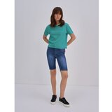 Big Star Woman's Bermuda Shorts 111317 Denim Cene