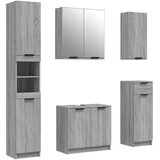  5-dijelni set kupaonskih ormarića boja hrasta sonome drveni | shoptok.hr