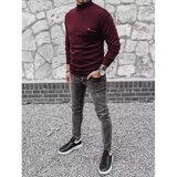 DStreet WX2022 men's burgundy sweater  cene
