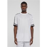 UC Men Men's Oversized Striped Mesh Tee T-Shirt - white/black | Shoptok.si