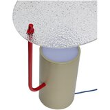 Hübsch Kaki zelena stolna lampa sa staklenim sjenilom (visina 35 cm) Disc – | shoptok.hr