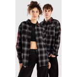 Vitriol Inital Flannel Srajca black / grey Slike