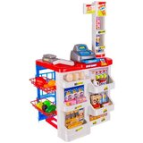  Dječji supermarket s blagajnom, skenerom i kolicima za kupnju, 82 cm | shoptok.hr
