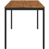  Stol za bar u vrtu Prirodna i crna 196 x 100,5 x 105 cm | shoptok.hr