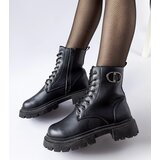 Gemre Black insulated boots with rhinestones Broberg Cene