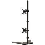  Dvostruki nosač za monitor crni čelični VESA 75/100 mm | shoptok.hr