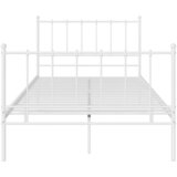  Okvir za krevet bijeli metalni 120 x 200 cm | shoptok.hr