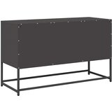 TV ormarić crni 100,5x39x60,5 cm čelični | Eponuda.com