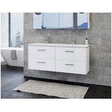 Tboss kopalniška omarica z umivalnikom torino, 120cm, bela s | Shoptok.si