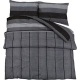 Maison Chic Komplet posteljnine - Posteljnina temno sivo 140x200 cm bombaž, (21786832) Cene