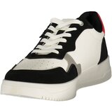Ellesse Pansit muške tenisice s crno-crveno-sivim detaljima bijele | shoptok.hr