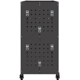  Količar za alate s policom Crna 75 x 35 x 73 cm Čelična vrata | shoptok.hr