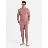 Ombre BASIC men&#039;s cotton sweatshirt set unbuttoned sweatshirt + joggers cene