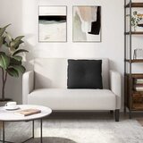  Jastuk za leđa Crna 60 x 19 x 50 cm tkanina | shoptok.hr
